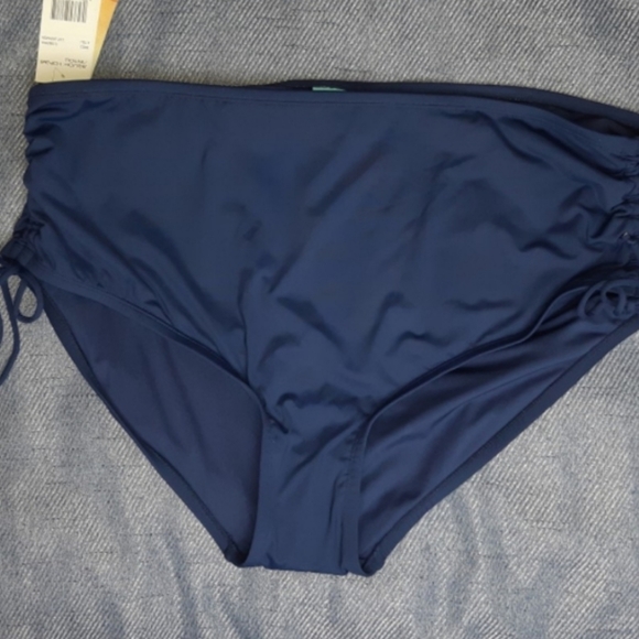 BEACH HOUSE navy string bikini bottom size… - Picture 2 of 6